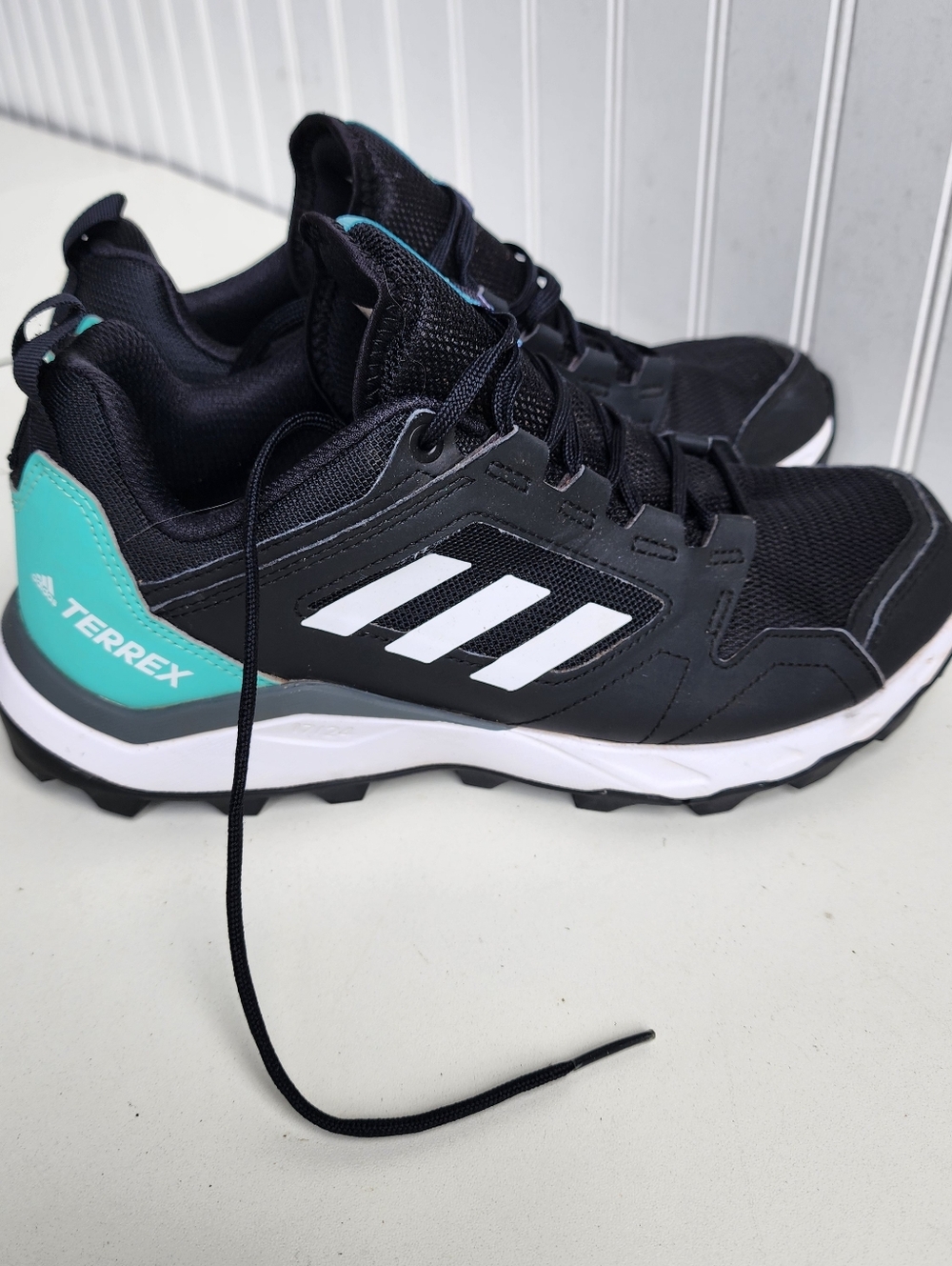 Adidas Terrex Agravic TR Trail Women's Shoes Black Green Teal Size 7.5 FX6981S
